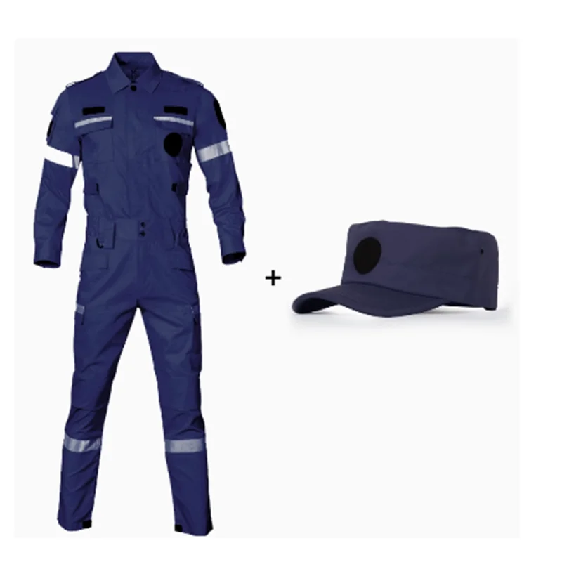 Tenue de secours homme à bandes réfléchissantes