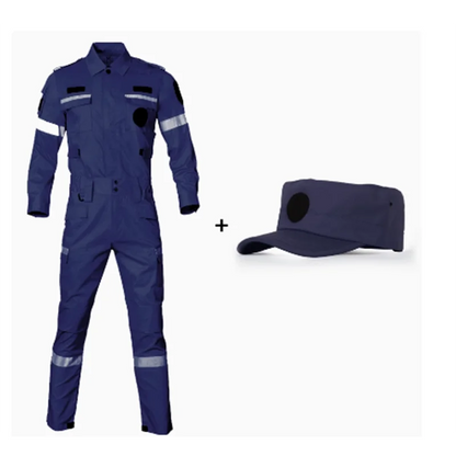 Tenue de secours homme à bandes réfléchissantes