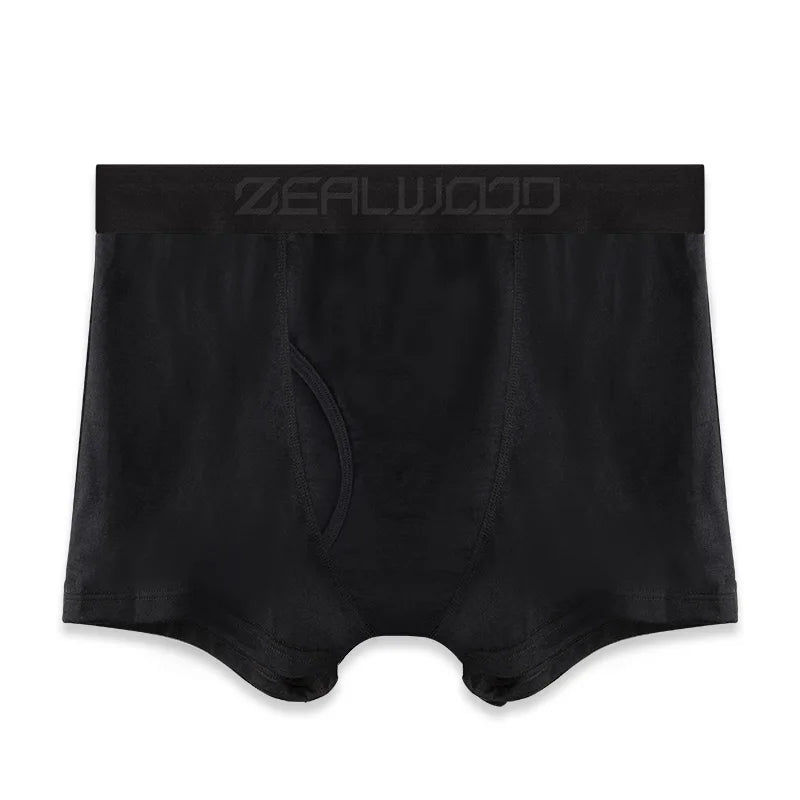 Boxers en Laine Merino et Tencel ZEALWOOD pour Hommes - Sous-vêtements Respirants et Antibactériens, Séchage Rapide, Confort Ultime BLACKBEARD OUTDOOR INDUSTRIES