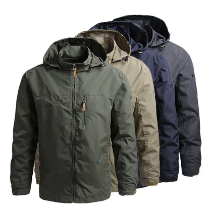 Coupe-Vent Tactique Homme Imperméable — Capuche, Léger, Style Militaire | M à 5XL - BLACKBEARD OUTDOOR INDUSTRIES