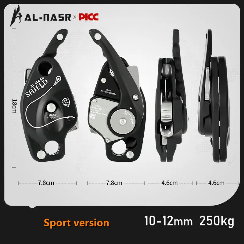 Descendeur d'Escalade Autobrake – Dispositif de Descente pour Travail en Hauteur et Sauvetage - BLACKBEARD OUTDOOR INDUSTRIES