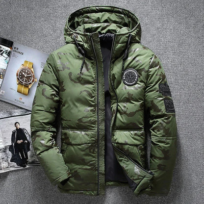 Doudoune Homme Hiver — Canard Blanc 90% | Capuche Amovible, Grande Taille M à 4XL - BLACKBEARD OUTDOOR INDUSTRIES