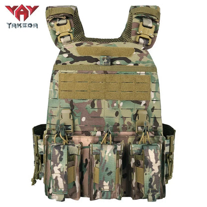 Gilet tactique MOLLE à dégagement rapide en nylon