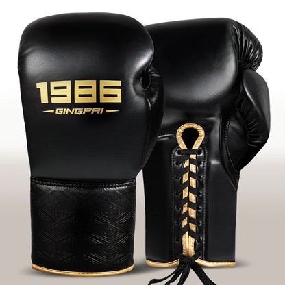 Gants de Boxe Professionnels Adulte Cuir PU – Sanda, Muay Thai, MMA, Sparring | 8 à 14 oz | Homme & Femme | 4 Coloris - BLACKBEARD OUTDOOR INDUSTRIES
