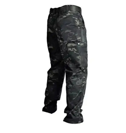 Pantalon Cargo Homme Résistant à l'Usure — Multi-poches, Coupe Droite, Style Tactique et Décontracté - BLACKBEARD OUTDOOR INDUSTRIES