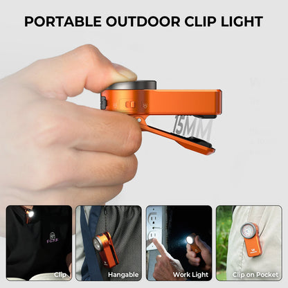 Lampe torche à clip rechargeable HD03, 680 lm avec aimant