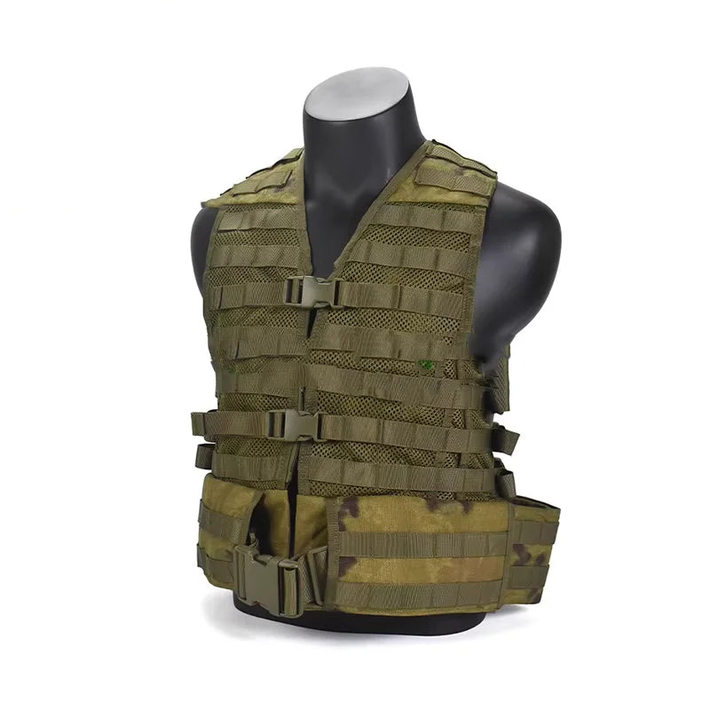 Gilet tactique chest rig de style 6SH117 en polyester 1000D