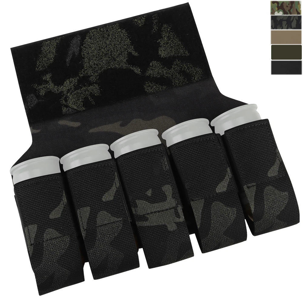 Pochette pour Grenades M203 – Porte-Grenades 5 Éléments 40MM – Accessoire pour Gilet Tactique Micro, Veste de Combat et Transporteur de Plaque - BLACKBEARD OUTDOOR INDUSTRIES