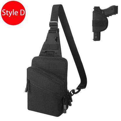 Sacoche holster discrète bandoulière en nylon 1000D