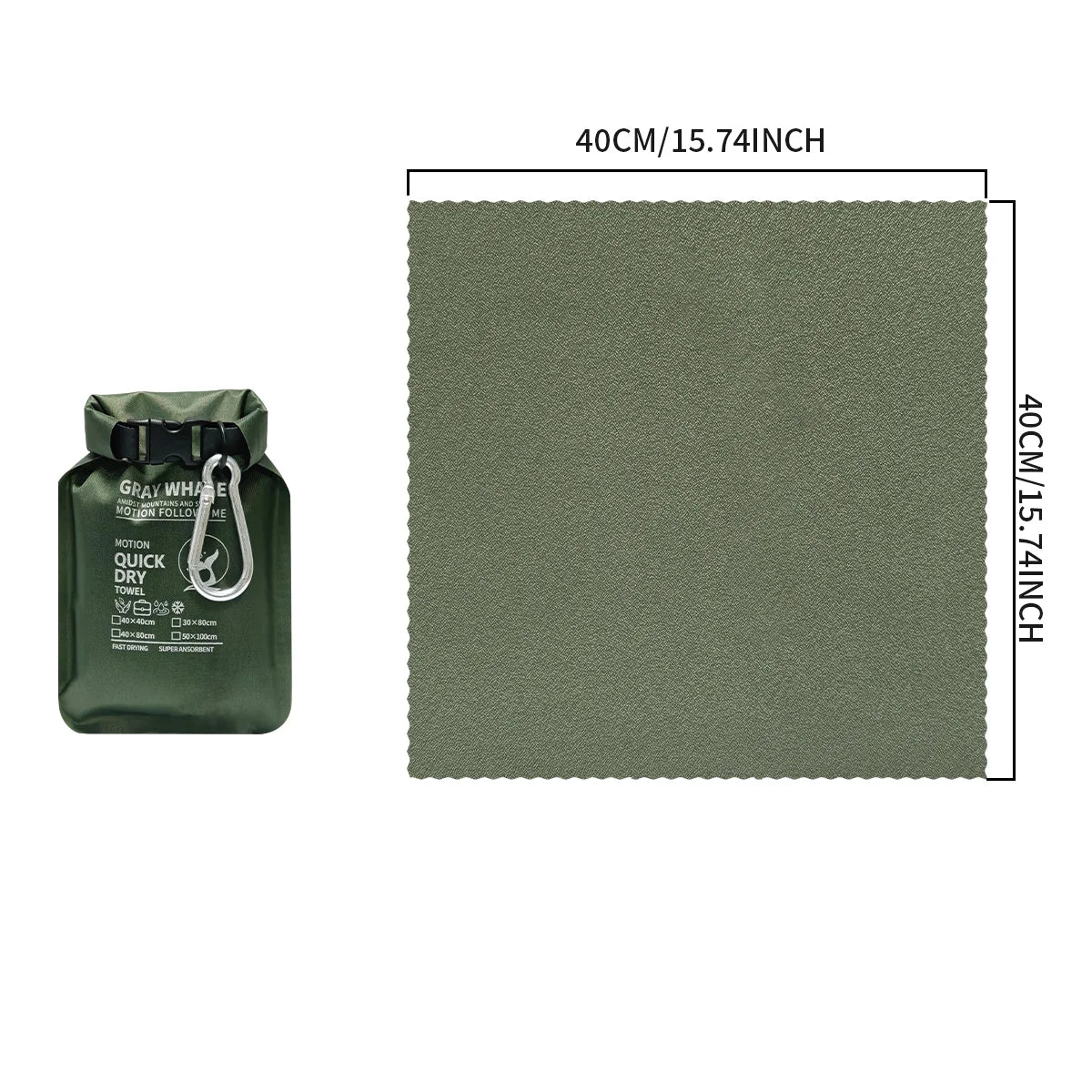 Serviette de sport séchage rapide en microfibre – compacte, ultra‑légère, idéale pour la gym, le camping et le voyage - BLACKBEARD OUTDOOR INDUSTRIES