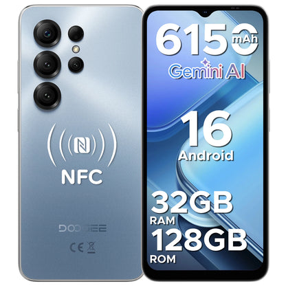 Smartphone DOOGEE Note56X Pro – Android 16, 4+32Go RAM, 128Go, 6150mAh, NFC