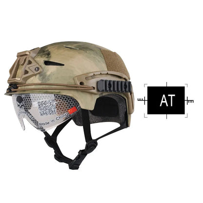Casque type bump pour airsoft, réglable 58–64 cm