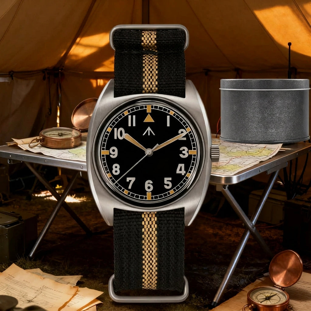 Montre militaire ML17 36 mm avec verre K1 lumineux