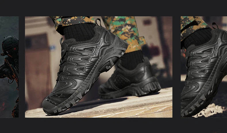 Bottes Tactiques pour Homme – Combat, Antidérapantes, Respirantes, Chaussures de Sécurité Militaires pour Force Spéciale, Armée, Moto - BLACKBEARD OUTDOOR INDUSTRIES
