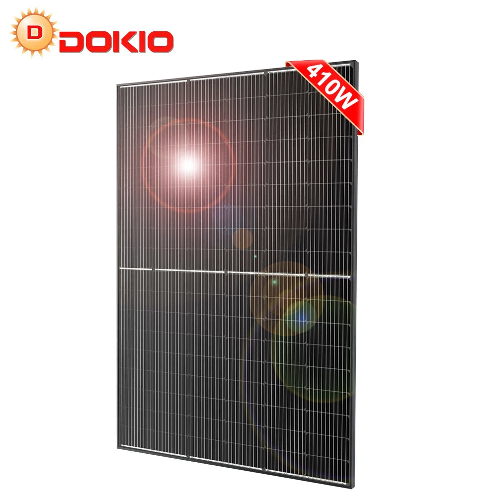 Panneau solaire DOKIO 400W-800W - étanche, alimentation solaire pour maison (inverter non inclus) - BLACKBEARD OUTDOOR INDUSTRIES