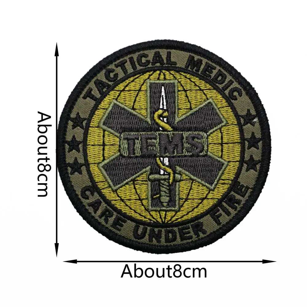 Patch Médical Tactique Brodé - BLACKBEARD OUTDOOR INDUSTRIES