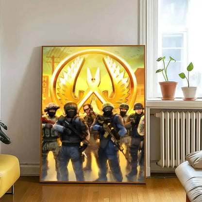 Poster Counter-Strike CS2 – Affiche Murale HD Gaming, Décoration Salon, Bureau & Chambre (Sans Cadre)
