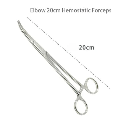 Pinces hémostatiques en acier inoxydable 1 pièce - Outil chirurgical, pinces de verrouillage courbées/droites pour pêche