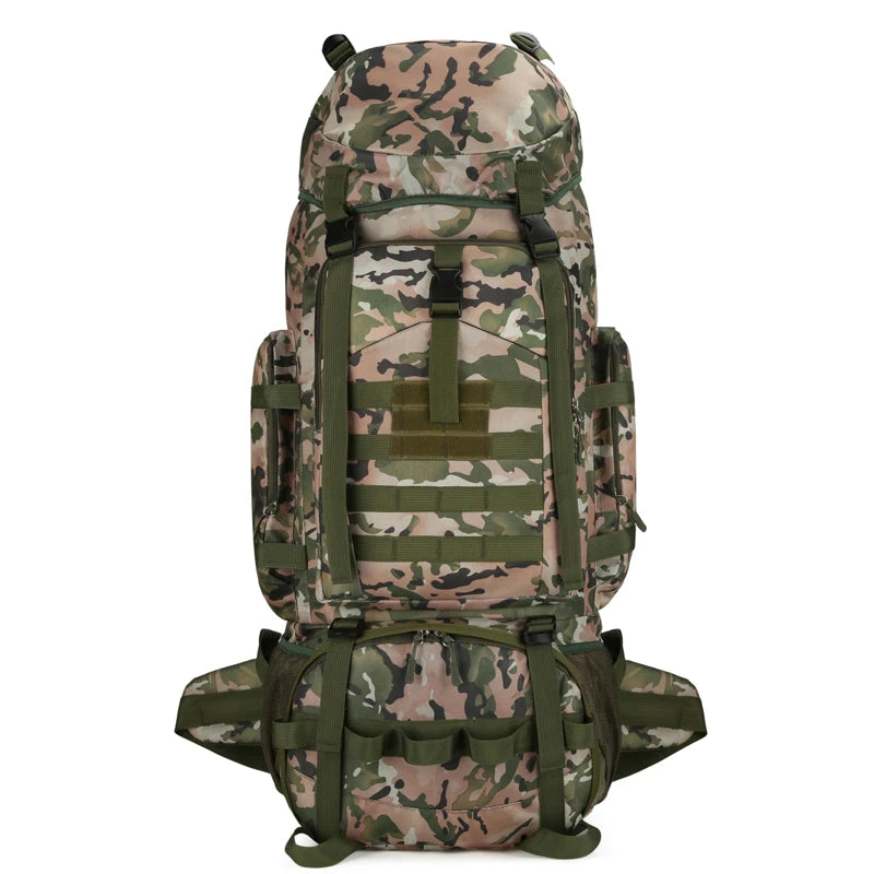 Sac à Dos Tactique 90L Imperméable – Alpinisme, Camping, Randonnée, Grande Capacité