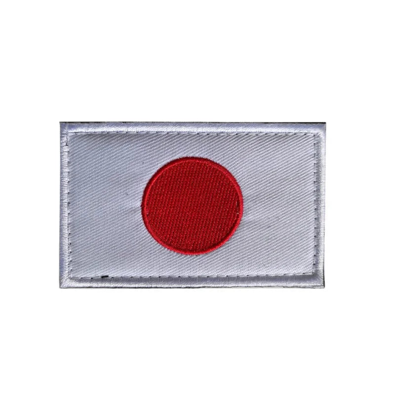 Patch Brodé Drapeau – international | Patch Militaire Tactique Velcro - BLACKBEARD OUTDOOR INDUSTRIES
