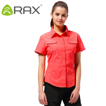 RAX Chemise Outdoor Quick-Dry UV Protection Manches Longues – Homme & Femme
