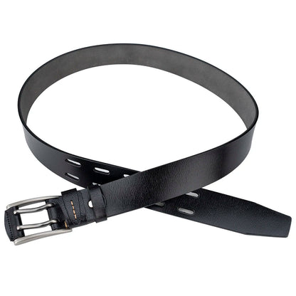 Ceinture en Cuir Véritable à Double Boucle pour Homme - Ceinture Casual 4,1 cm BLACKBEARD OUTDOOR INDUSTRIES
