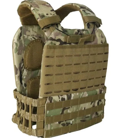 Porte plaque tactique leger MOLLE ajustable outdoor airsoft - BLACKBEARD OUTDOOR INDUSTRIES