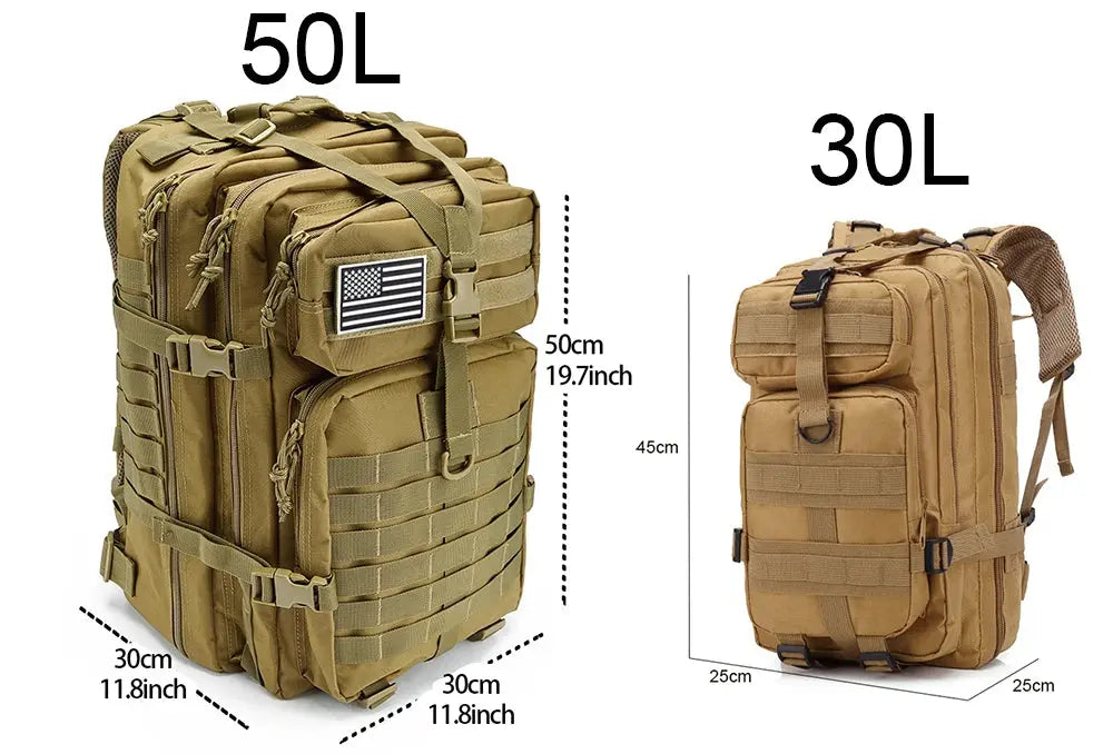 Sac à Dos Tactique MOLLE ReFire Gear – 30L / 50L Ma boutique