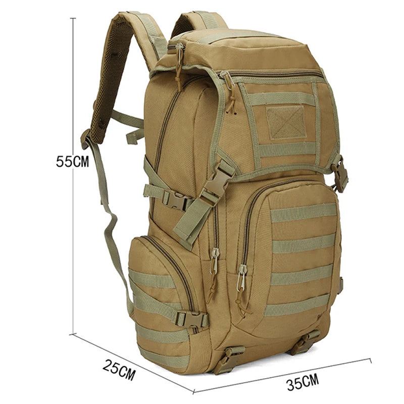 Sac à dos tactique en nylon pour randonnée et voyage