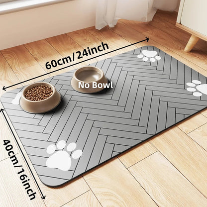 Tapis de Nourrissage Absorbant pour Animaux – Imperméable, Antidérapant & Séchage Rapide – Idéal pour Gamelles de Chiens et de Chats Ma boutique