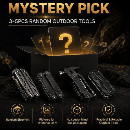Lot d’outils outdoor multifonctions, 3 à 5 pièces assorties