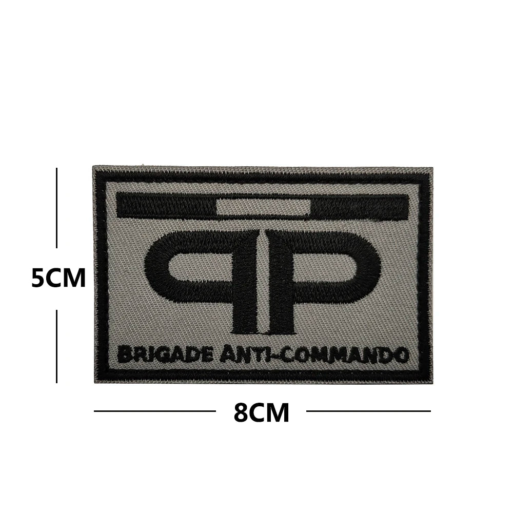 Patch Tactique France GIGN Infrared – Brodé avec Drapeau et Effet Réfléchissant IR - BLACKBEARD OUTDOOR INDUSTRIES