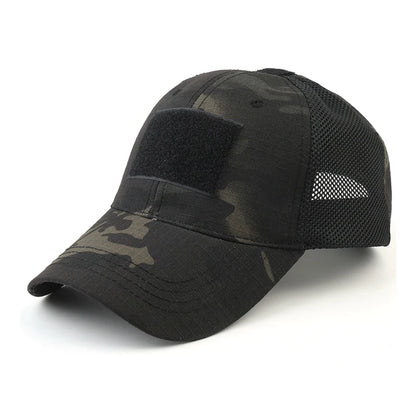 Casquette Multicam Camouflage Outdoor – Réglable, Maille Respirante – Tactique, Airsoft, Pêche, Chasse, Randonnée, Basket - BLACKBEARD OUTDOOR INDUSTRIES