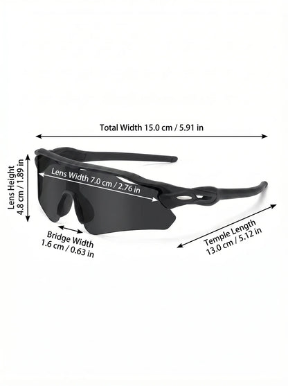 Lunettes de Soleil Demi-Monture Verres Miroir – Style Ovale Unisexe | 5 Coloris | Voyage & Quotidien