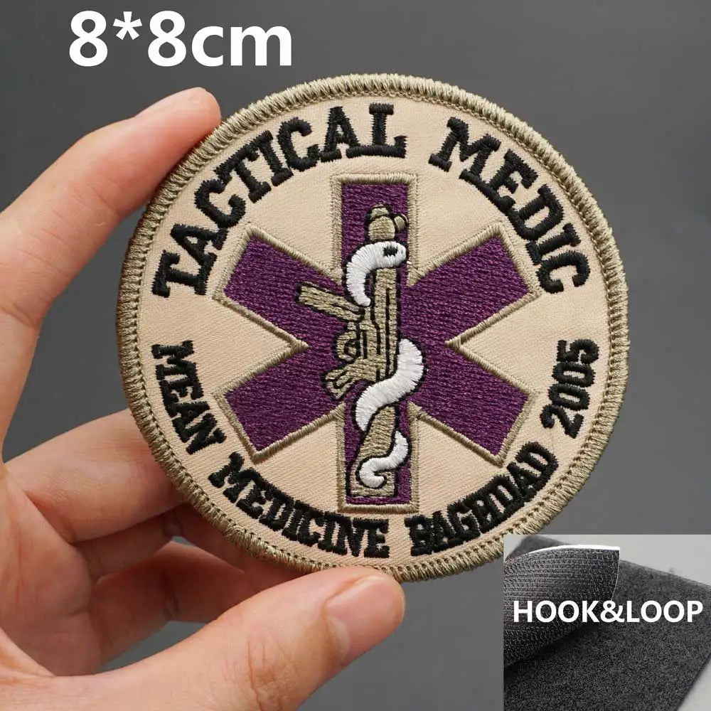 Patch Médical Tactique Brodé - BLACKBEARD OUTDOOR INDUSTRIES