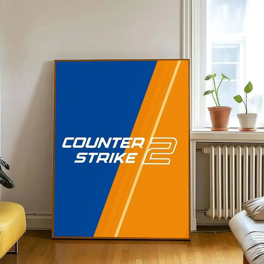 Poster Counter-Strike CS2 – Affiche Murale HD Gaming, Décoration Salon, Bureau & Chambre (Sans Cadre)