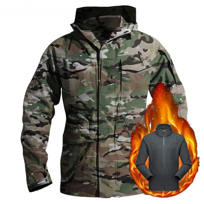 Veste M65 Tactique Militaire Homme – Hiver | Imperméable, Polaire, Chaude & Résistante - BLACKBEARD OUTDOOR INDUSTRIES