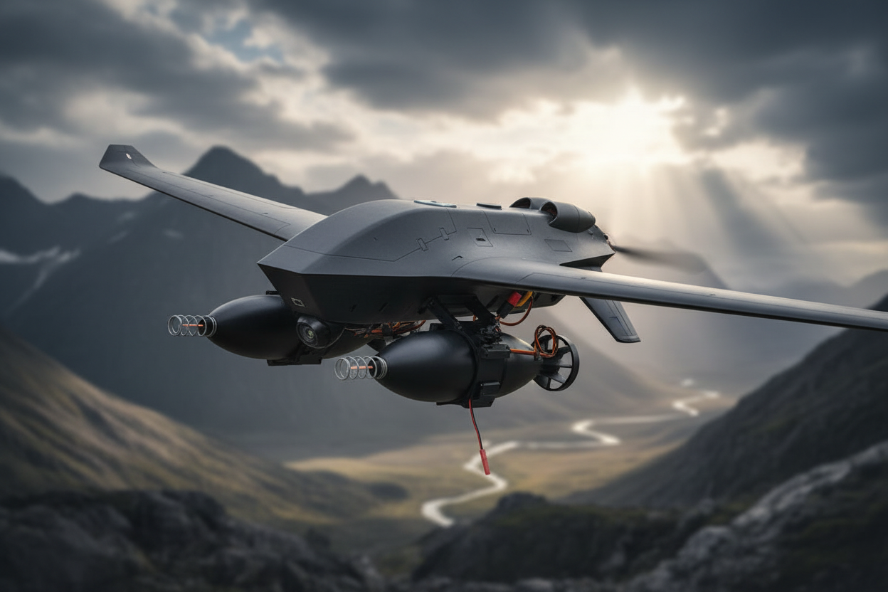 Lanceur Servo Airdrop FPV 5-12V à Déclenchement Rapide — Tir Simple ou Double — Airsoft & RC - BLACKBEARD OUTDOOR INDUSTRIES
