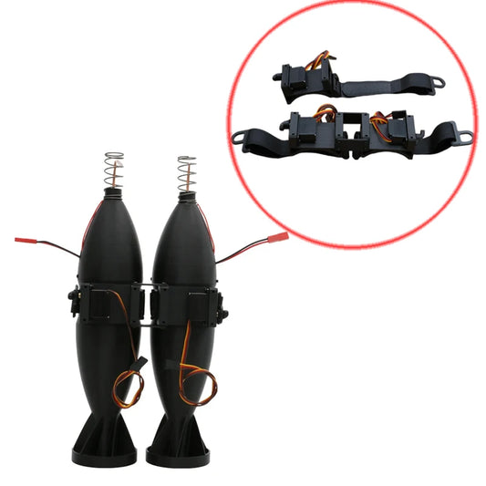Lanceur Servo Airdrop FPV 5-12V à Déclenchement Rapide — Tir Simple ou Double — Airsoft & RC - BLACKBEARD OUTDOOR INDUSTRIES