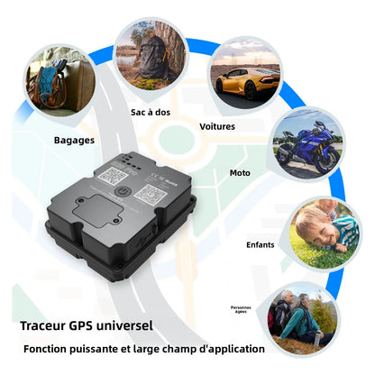 Traceur GPS 4G Voiture & Moto Wanwaytech S20 Pro – Suivi Temps Réel 30+ Jours, Anti-Vol