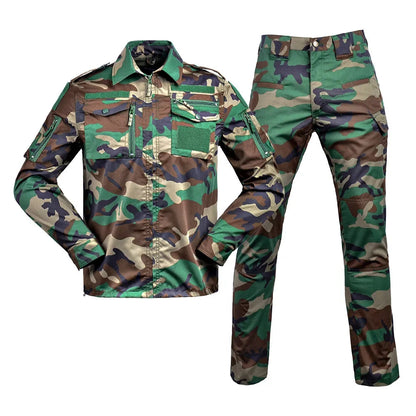Uniforme Tactique BDU - Ensemble Camouflage avec Chemise et Pantalon | Vêtements de Randonnée, Chasse, Entraînement et Airsoft BLACKBEARD OUTDOOR INDUSTRIES