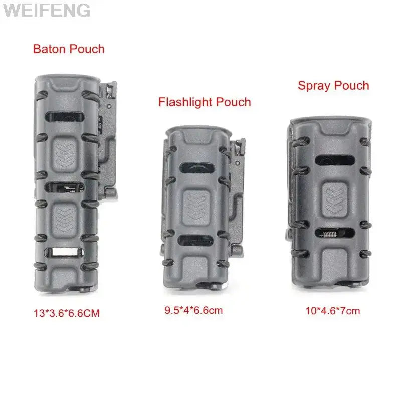 Spray Pouch Holder | Étuis pour Matraque, Lampe Torche et Spray | Molle Ceinture avec Clip Rotatif 360 Ma boutique