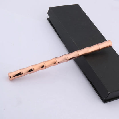 Stylo-bille effet bambou pointe fine 0,5 mm