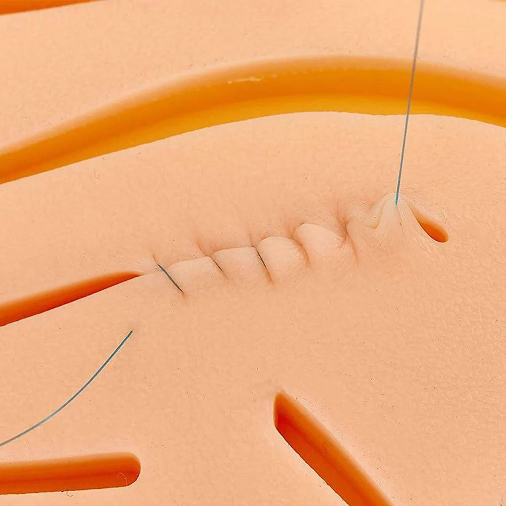 Kit de Pratique de Suture pour Étudiants en Médecine - Formation Chirurgicale avec Simulateur de Peau, Ensemble d'Outils d'Enseignement et Matériel Éducatif - BLACKBEARD OUTDOOR INDUSTRIES