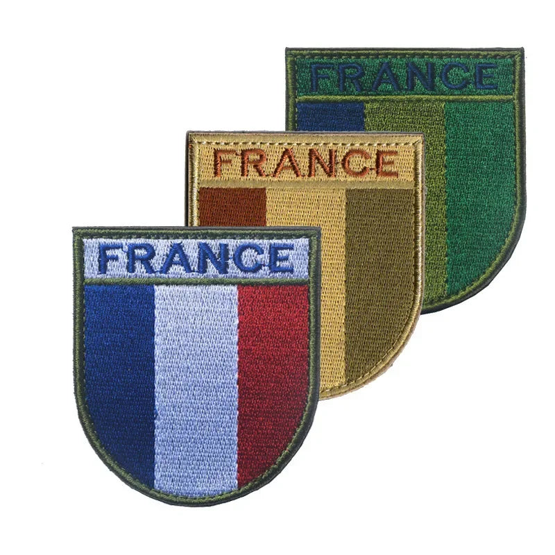 Patch Drapeau France IR Réfléchissant – Badge Tactique Brodé pour Casquette, Sac, Brassard - BLACKBEARD OUTDOOR INDUSTRIES