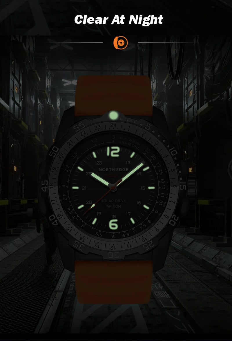 NORTH EDGE EVOQUE2 – Montre Solaire Sport pour Homme - BLACKBEARD OUTDOOR INDUSTRIES