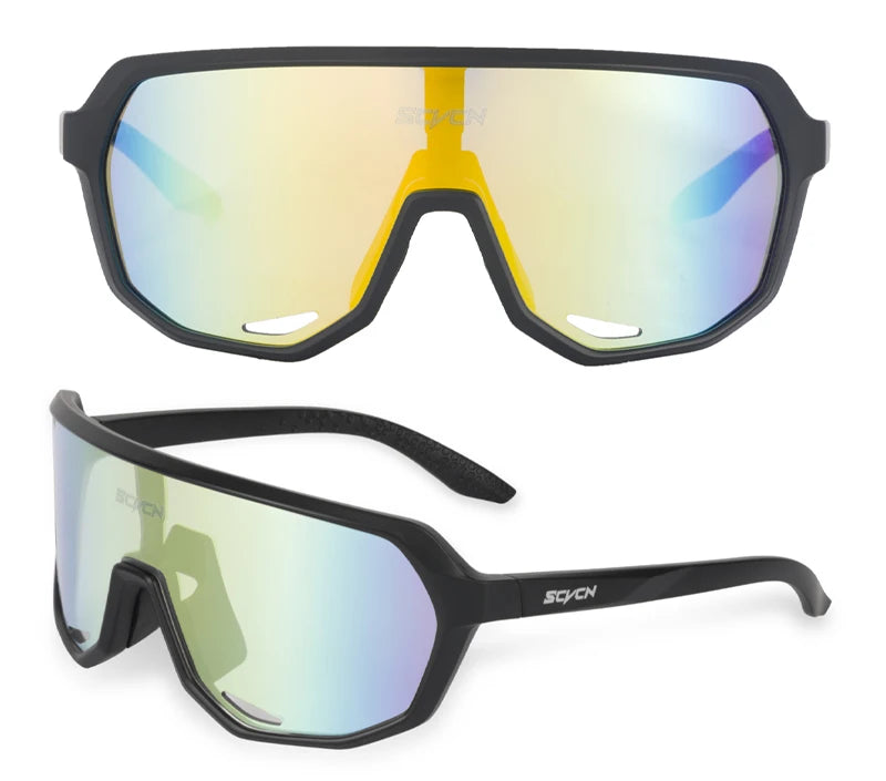 Lunettes de Vélo SCVCN UV400 - Lunettes de Sport pour Homme et Femme, Protection UV - BLACKBEARD OUTDOOR INDUSTRIES