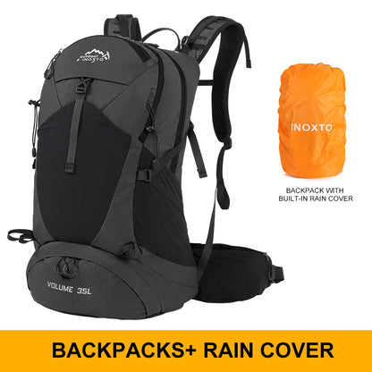 Sac à Dos de Randonnée 35L – Imperméable avec Housse de Pluie Intégrée | Mixte Homme/Femme - BLACKBEARD OUTDOOR INDUSTRIES