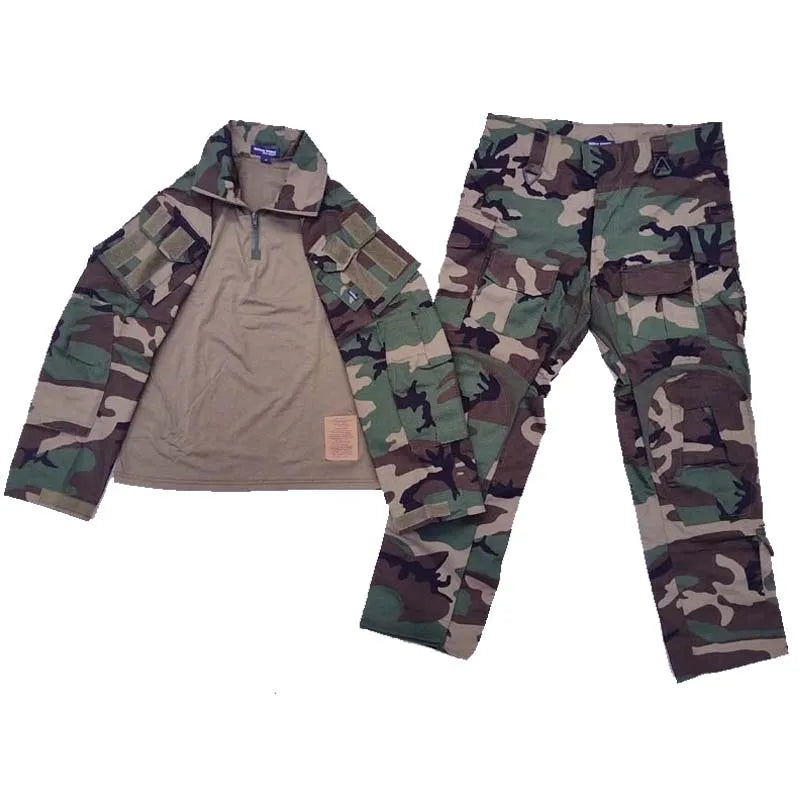 Tenue tactique G3 camouflage, combat shirt et pantalon