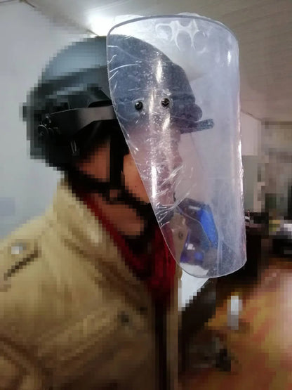 Visière Balistique Tactique — Masque Anti-Fragmentation pour Casque FAST & MICH - BLACKBEARD OUTDOOR INDUSTRIES